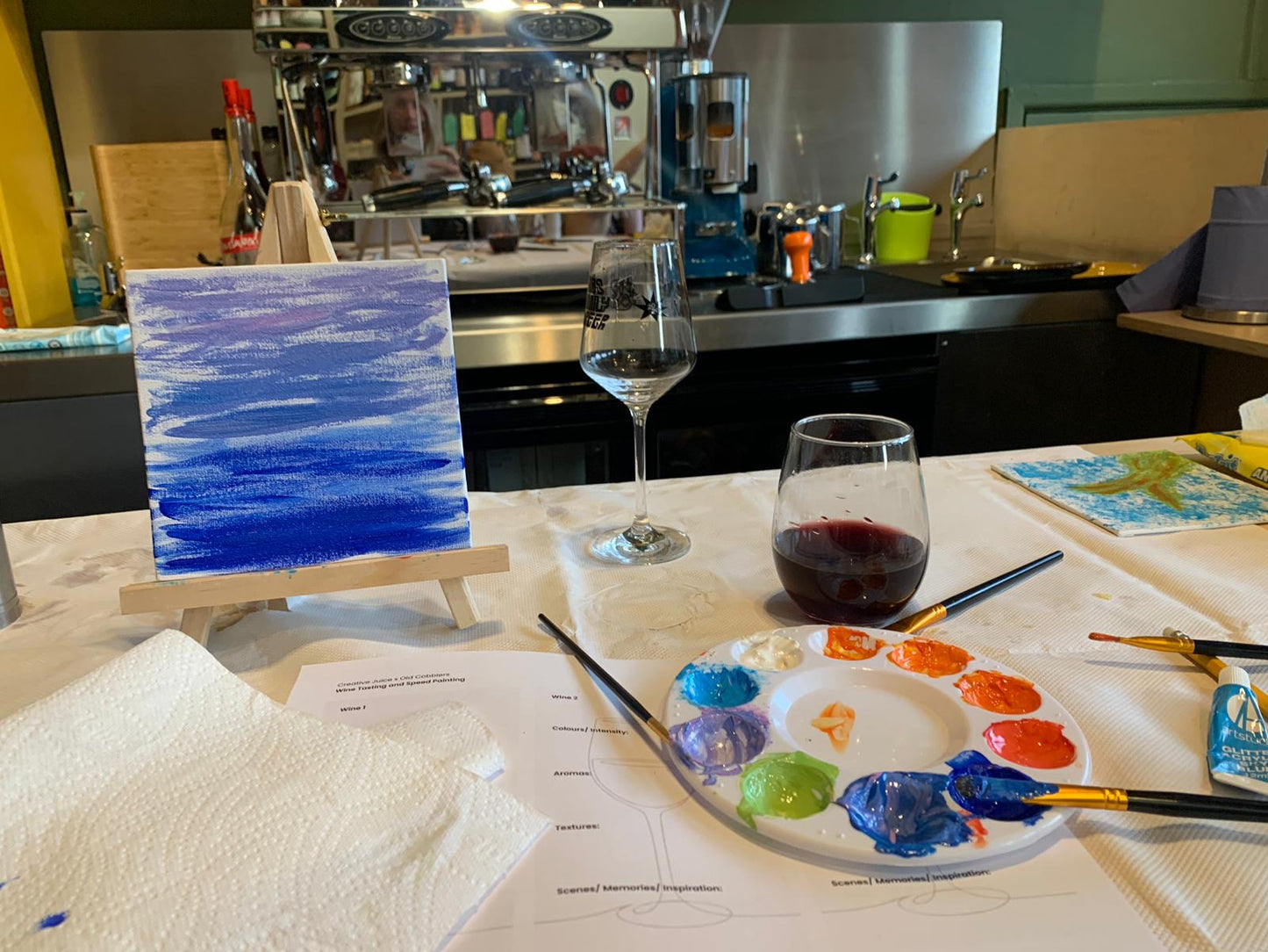 Wine Tasting & Speed Painting Friday 13th December