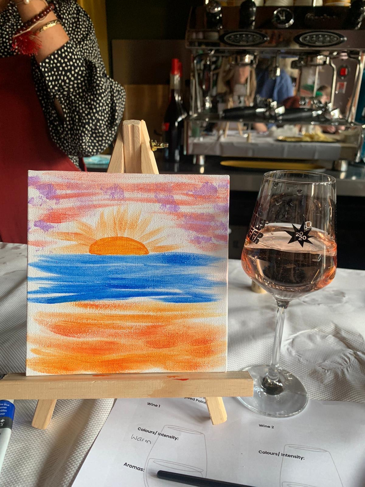 Wine Tasting & Speed Painting Saturday 19th October